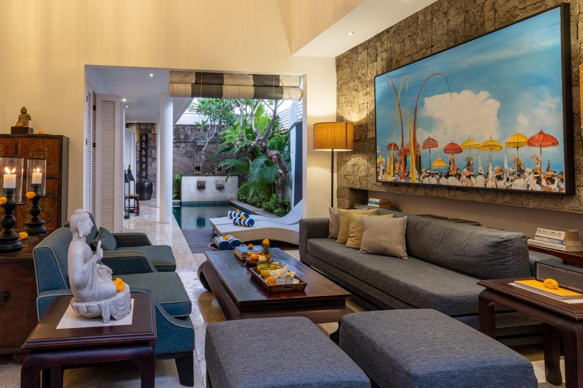 Mosan House - Unique Art-Filled Gem In Perfect Location A Short Walk From The Beach Or Seminyak Square Including Ac Office For Remote Working ภายนอก รูปภาพ